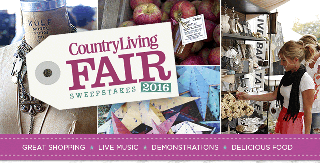 Country Living Fair 2016 Sweepstakes