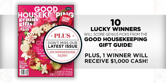 10 LUCKY WINNERS will score genius picks from the Good Housekeeping gift guide!