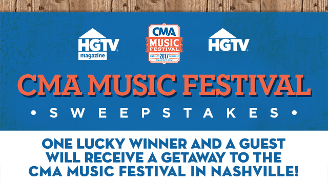 One lucky winner and a guest will receive a getaway to the CMA Music Festival in Nashville!