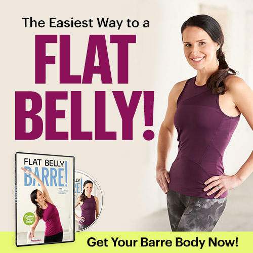 Flat Belly Barre is a new ballet-inspired fitness program that helps you blast belly flat and tone every inch of your body while loving every minute of every workout.