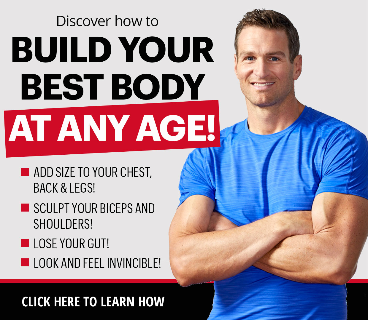 The complete muscle building program for guys at any age