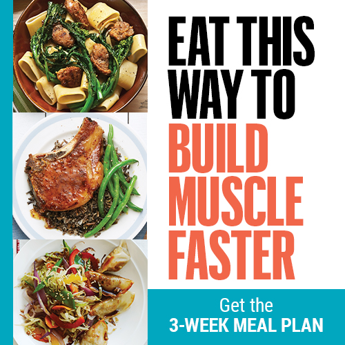 Discover a No-B.S. 3-week meal plan to pack on serious muscle mass.