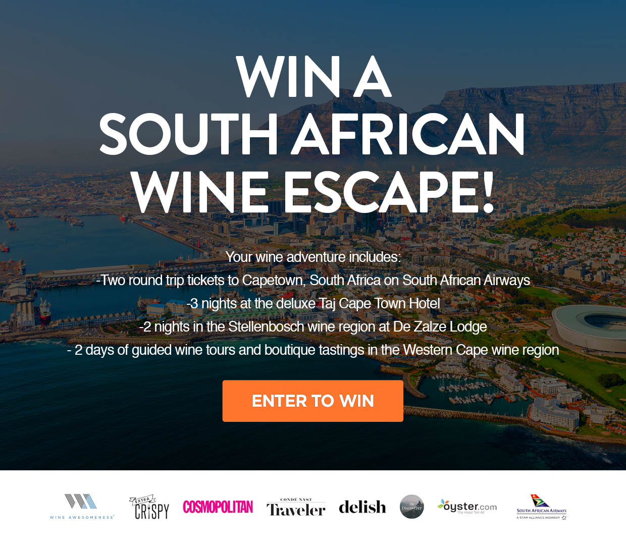 Win A South African Wine Escape!